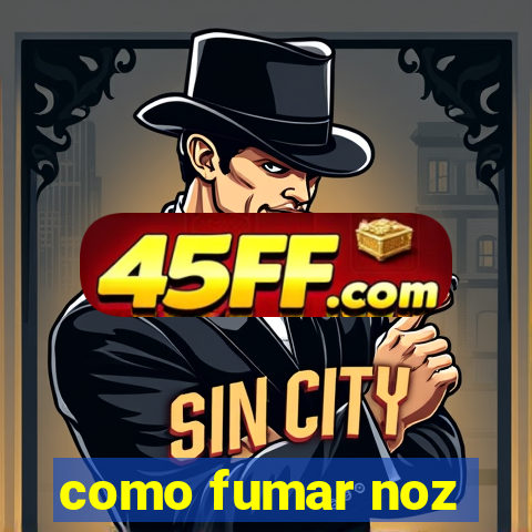 como fumar noz-moscada